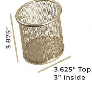 ✅🔥BLU MONACO Designer PEN CUP Stand PENCIL CUP Glam ACCESSORY HOLDER📢BUY NOW💲